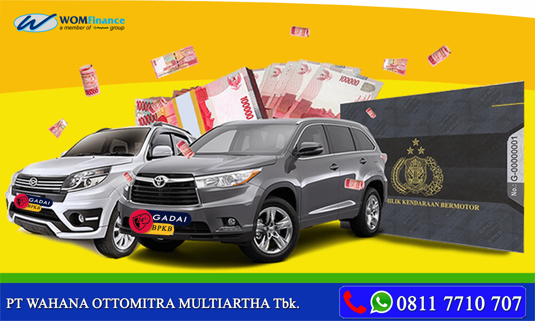 Gadai BPKB Mobil Sekupang Kota Batam. Proses cepat data lengkap 1 hari cair