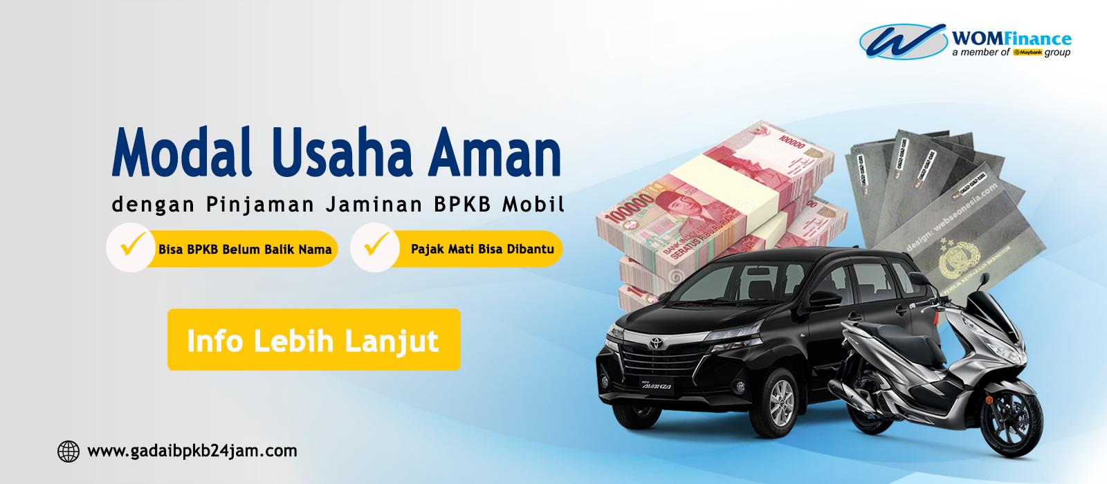 Alamat dan Nomor telepon WOM Finance Cabang Depok