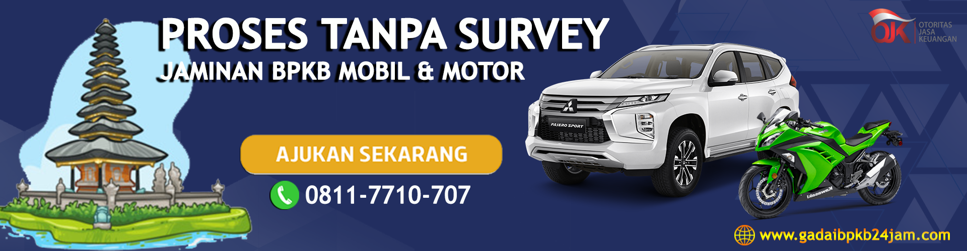 Gadai BPKB Mobil Resmi Tanpa Survey di Denpasar
