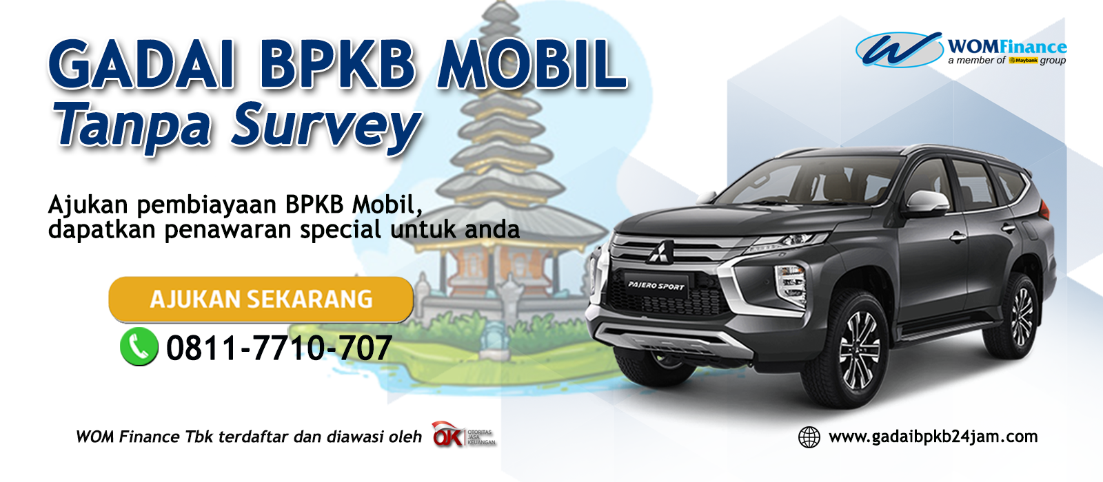 Gadai BPKB Mobil Resmi Tanpa Survey di Denpasar
