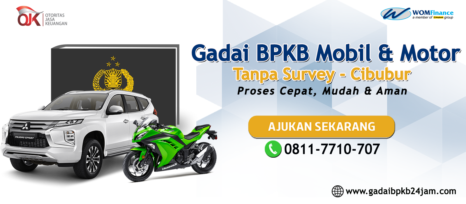 Gadai BPKB Mobil Tanpa Survey di Cibubur