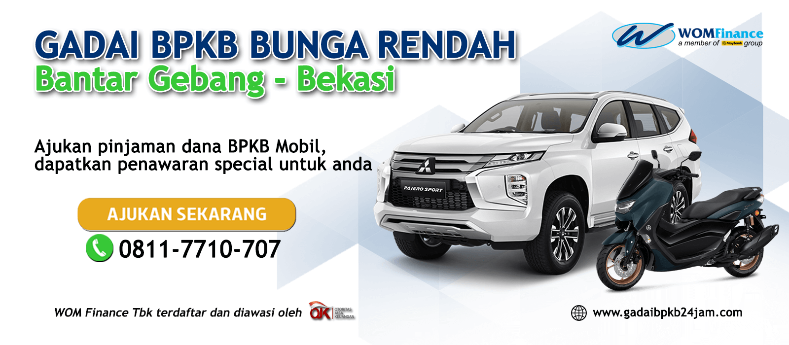 Gadai BPKB Mobil Bunga Rendah di Bantar Gebang