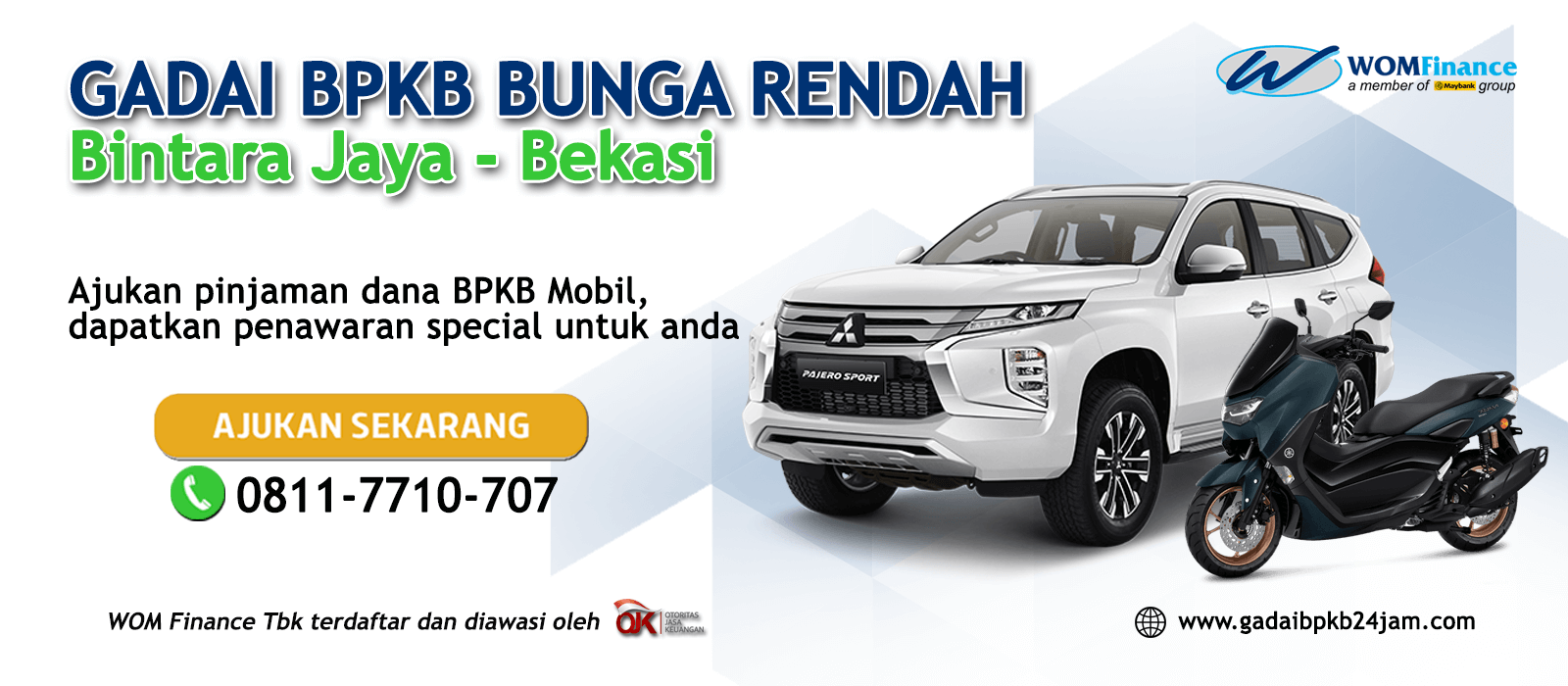 Gadai BPKB Mobil Bunga Rendah di Bintara Jaya