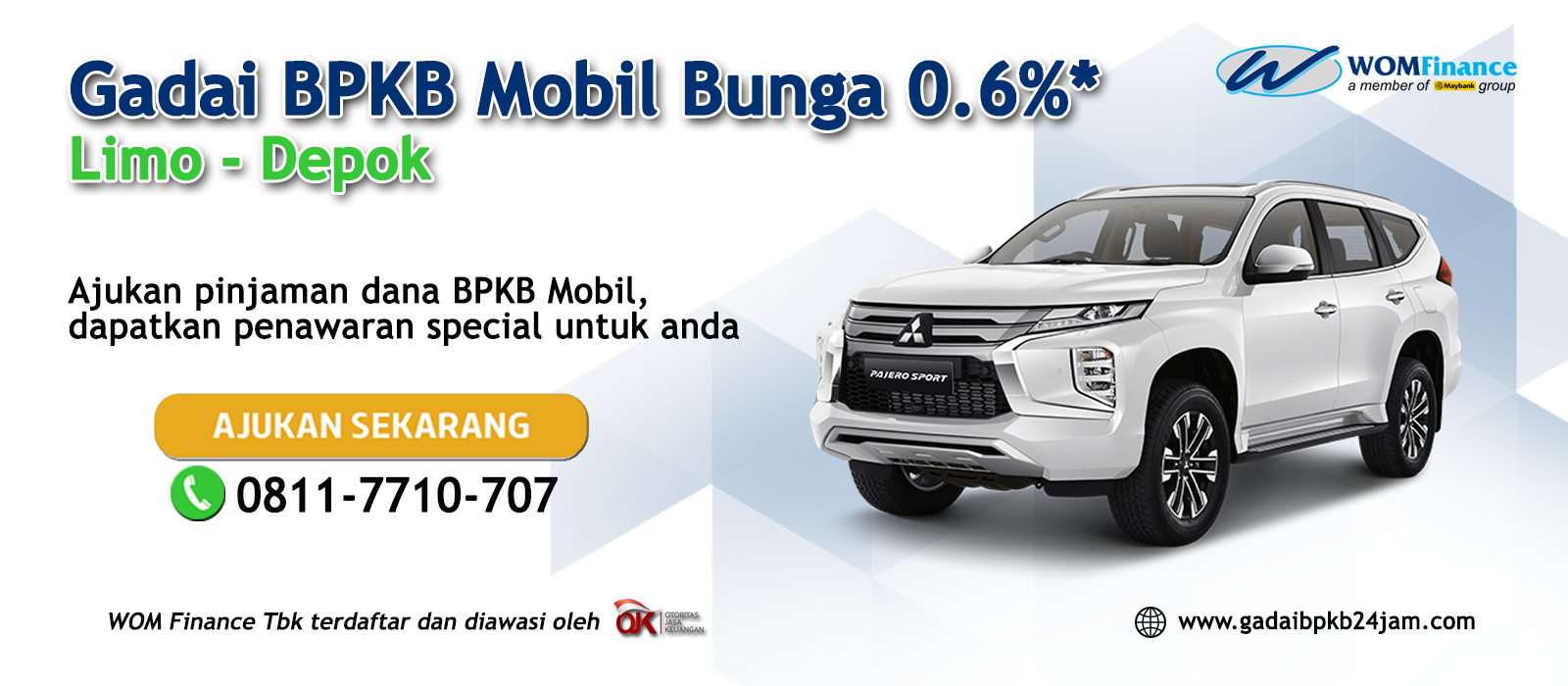 Gadai BPKB Mobil Bunga Rendah di Limo Depok
