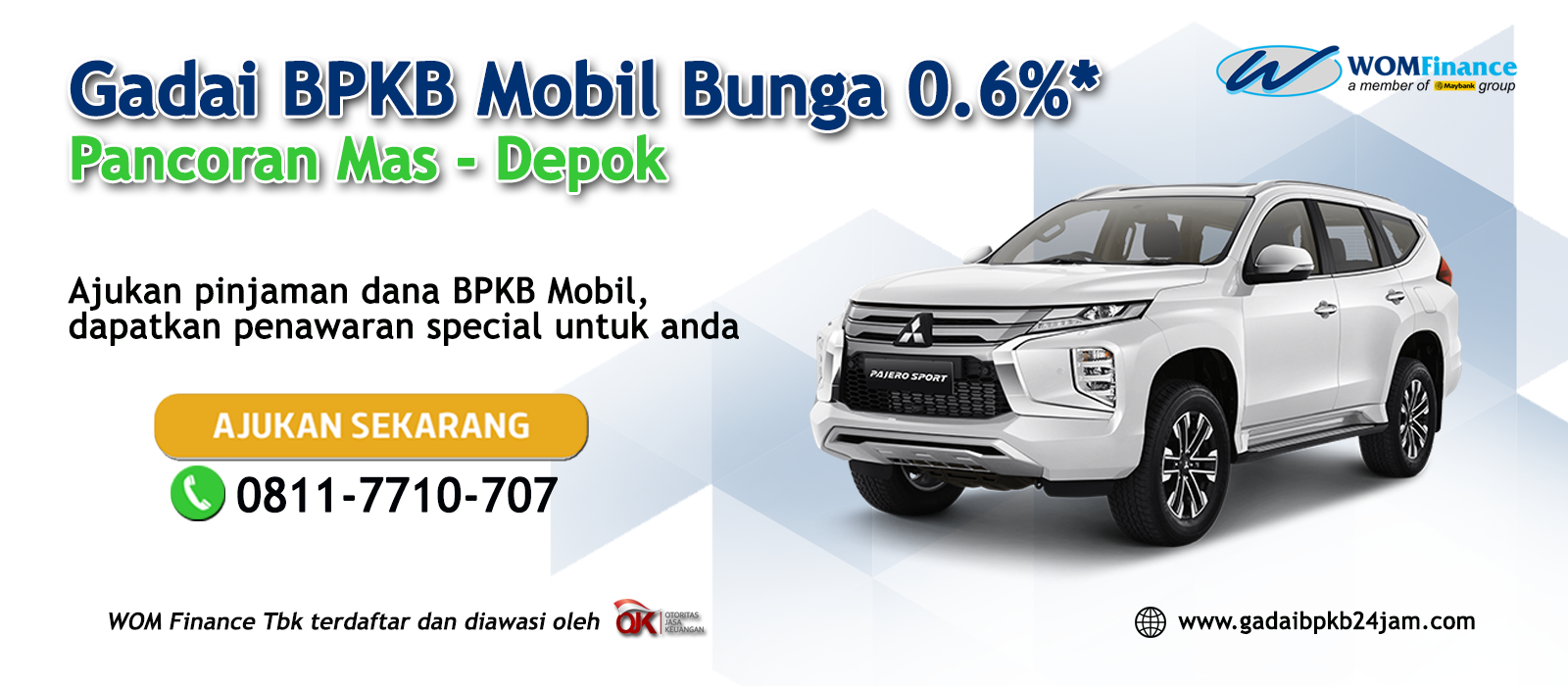 Gadai BPKB Mobil Bunga Rendah di Pancoran Mas