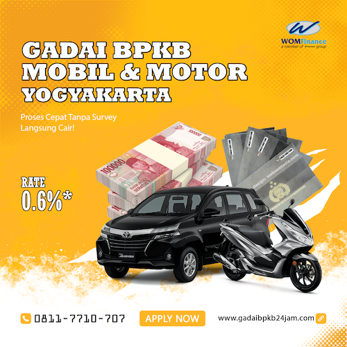Gadai BPKB Mobil & Motor Tanpa Survey Yogyakarta
