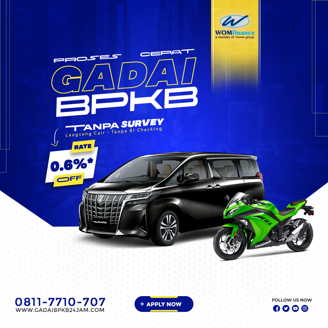 Pinjaman Jaminan BPKB Mobil & Motor di Pekanbaru Riau