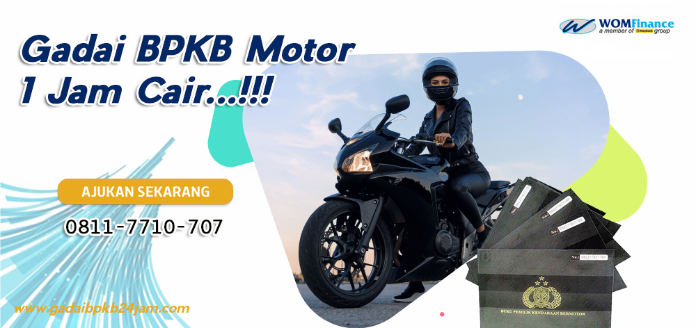 Gadai BPKB Motor 1 Jam Cair di Bekasi