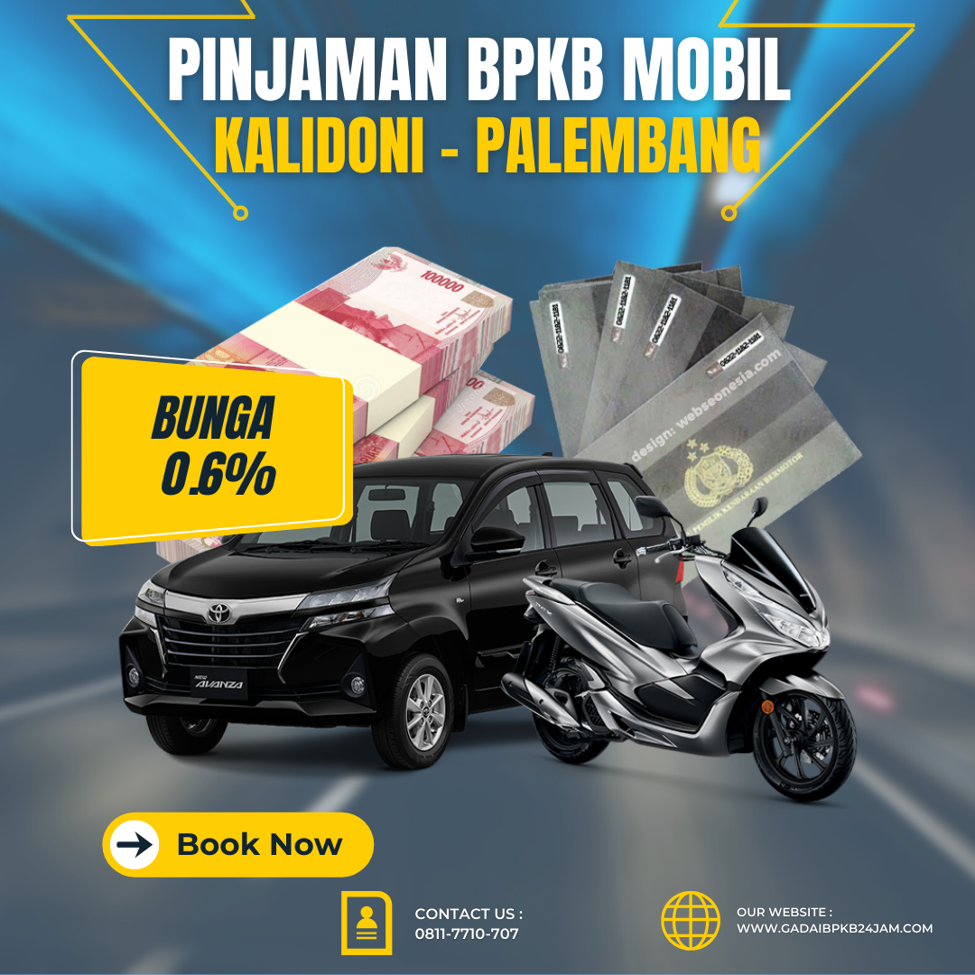 Pinjaman Jaminan BPKB Mobil Kalidoni