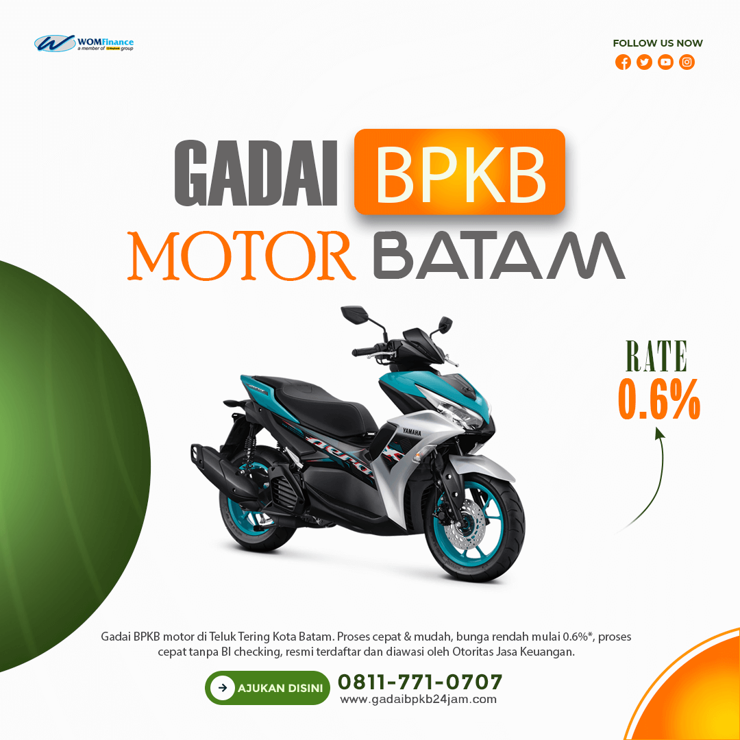 Gadai BPKB Motor di Teluk Tering