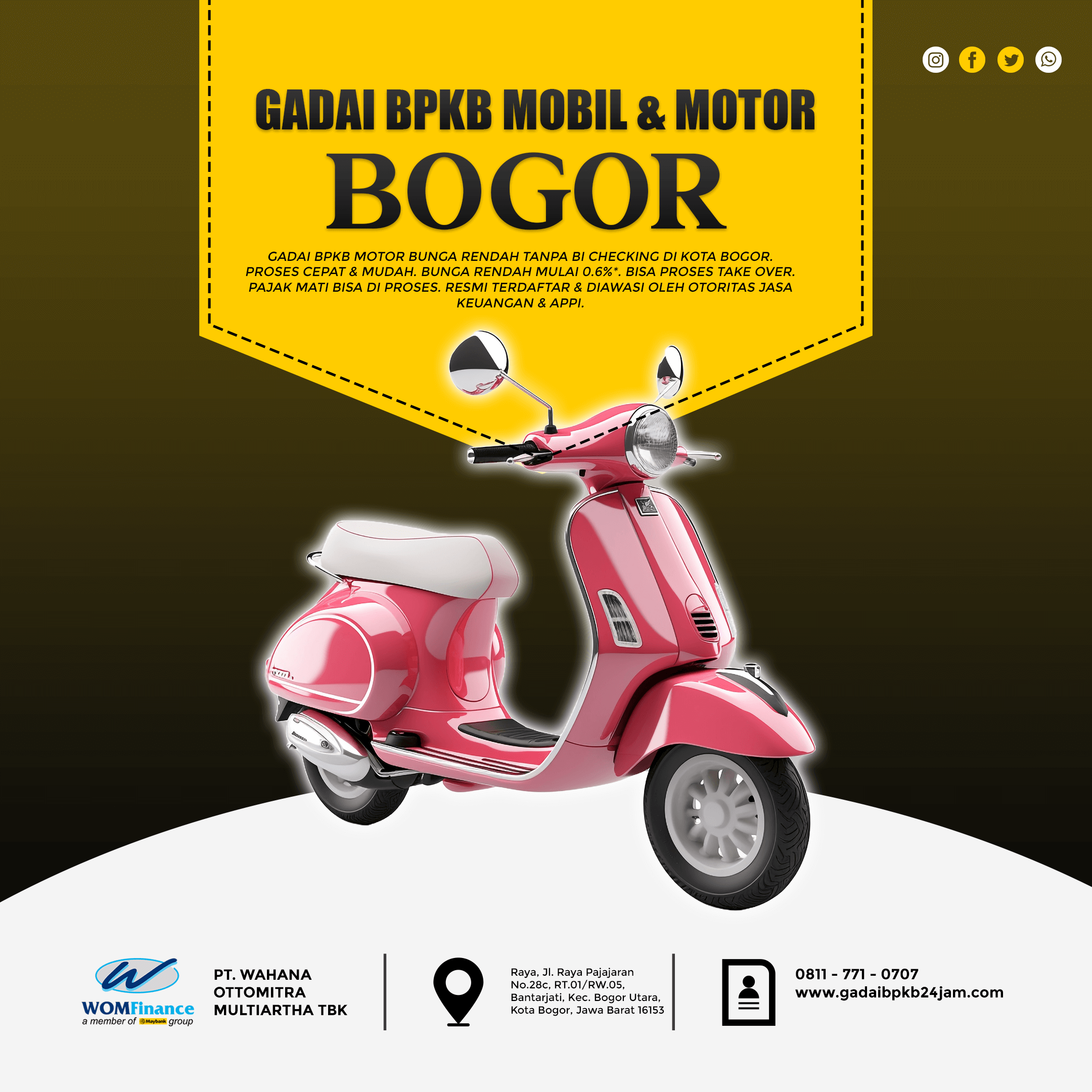 Gadai BPKB Mobil & Motor di Bogor