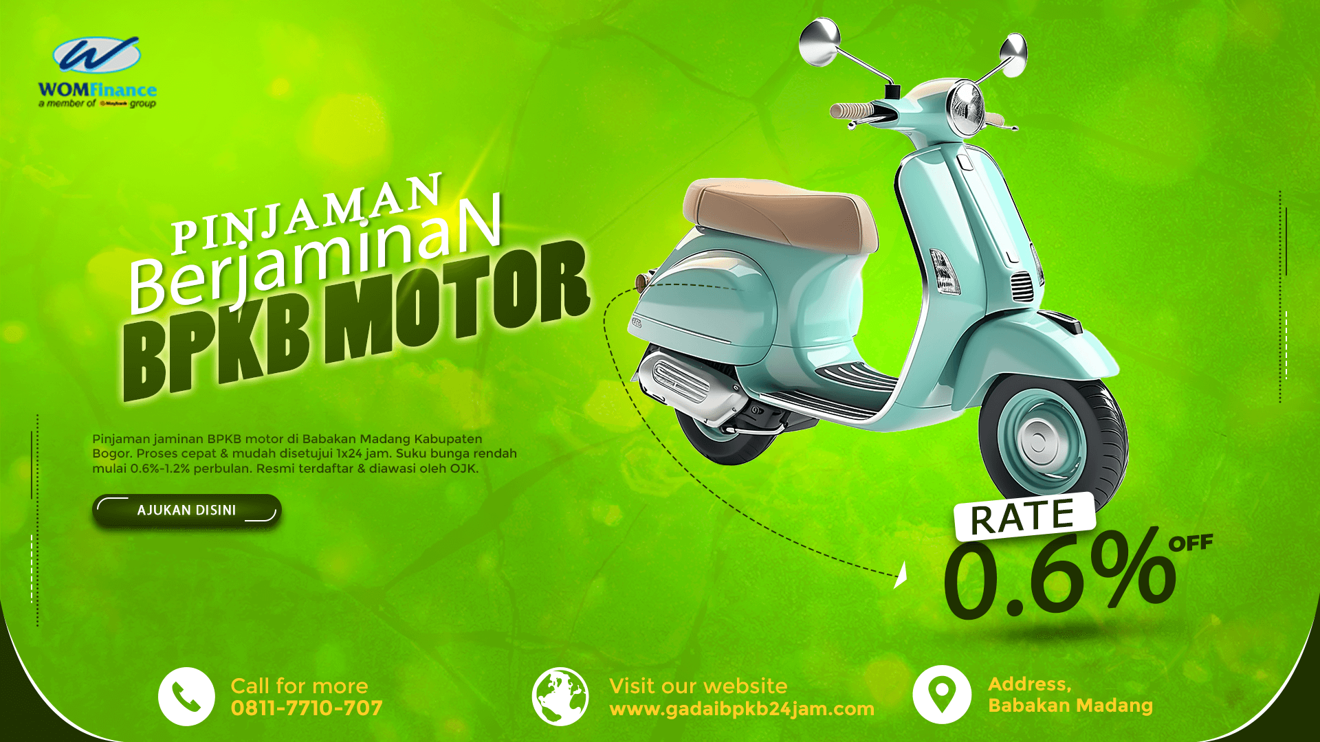 Gadai BPKB Motor di Babakan Madang 2024