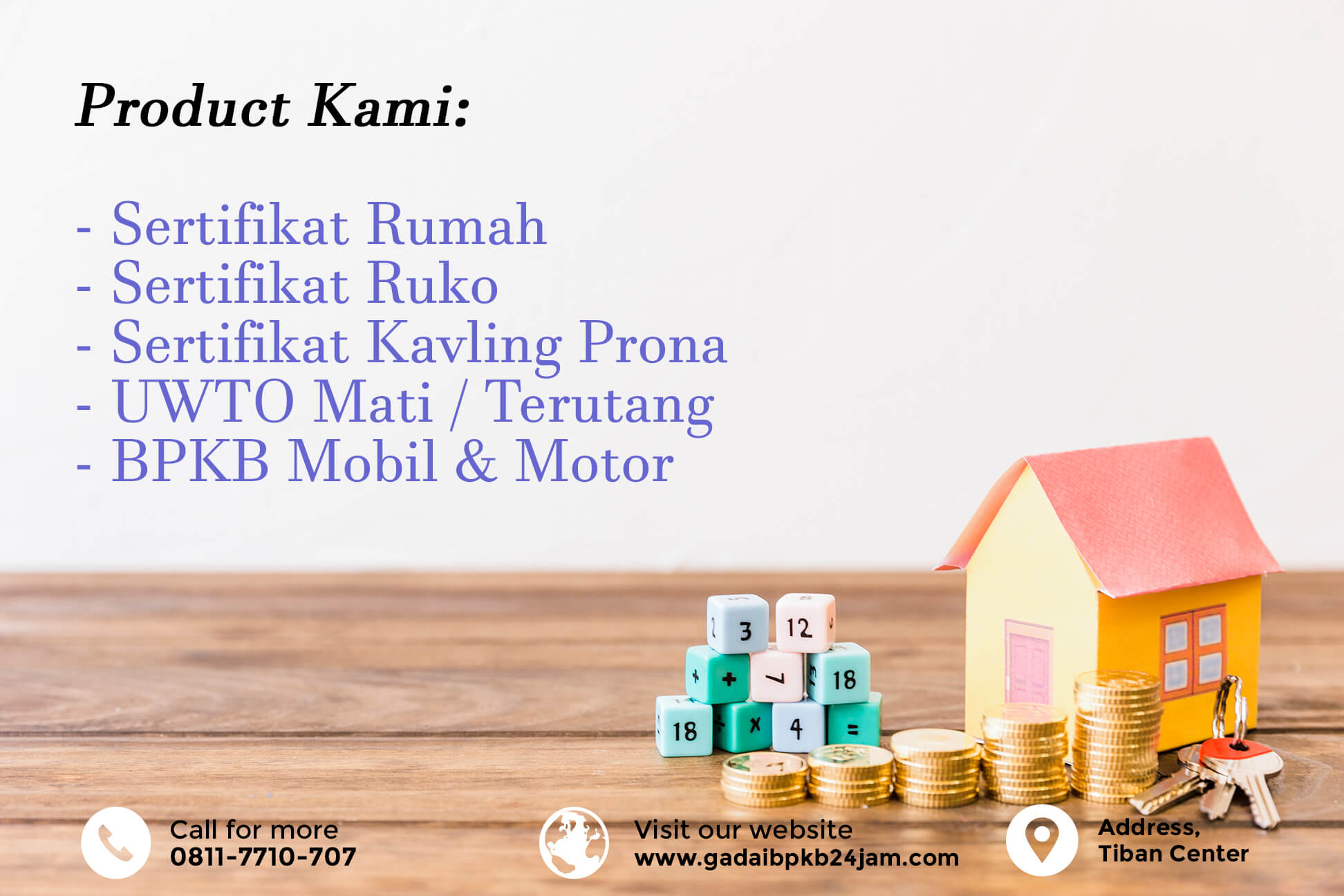 Gadai Sertifikat Rumah & Ruko di Sekupang
