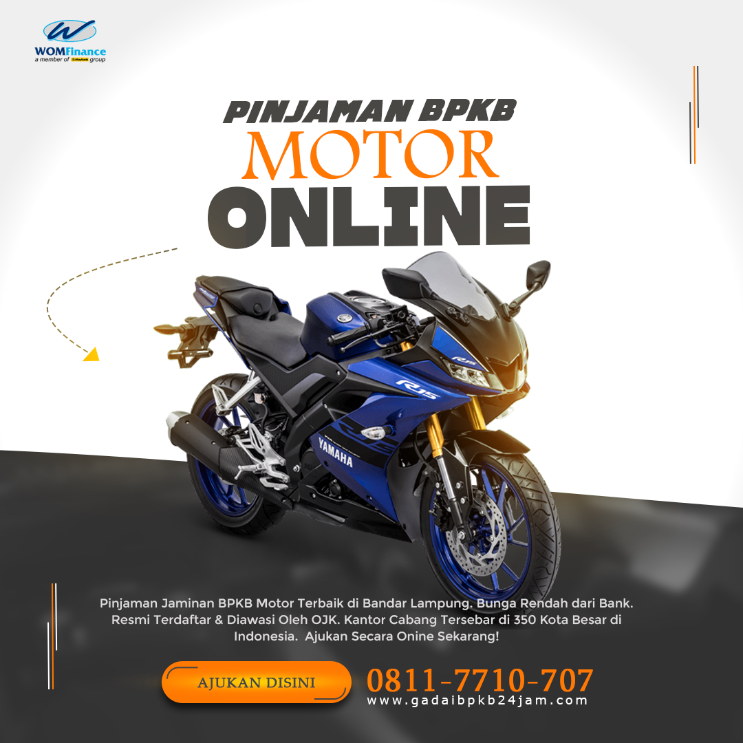Pinjaman BPKB Motor Online Bandar Lampung