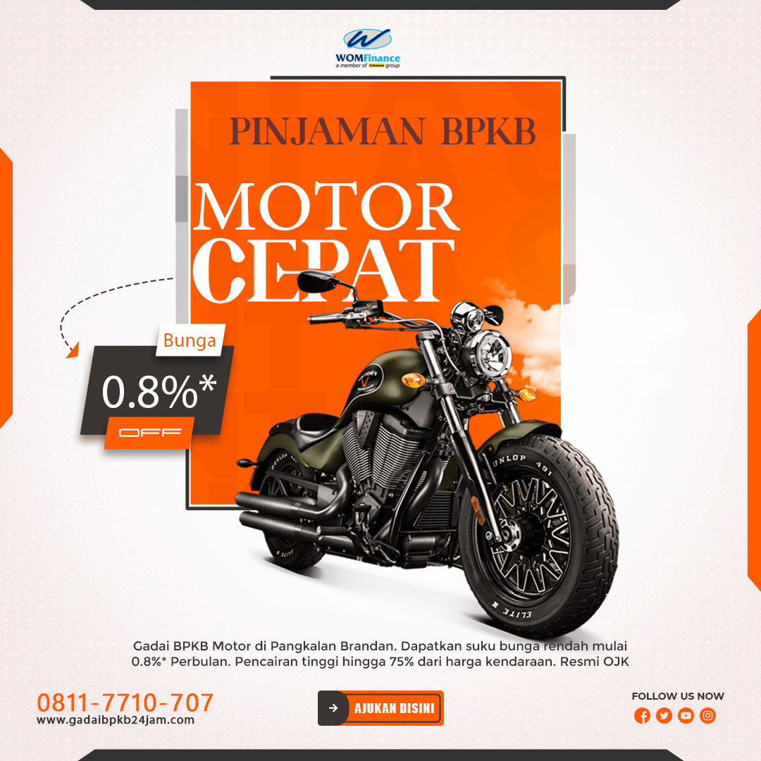 Pinjaman BPKB Motor di Pangkalan Brandan
