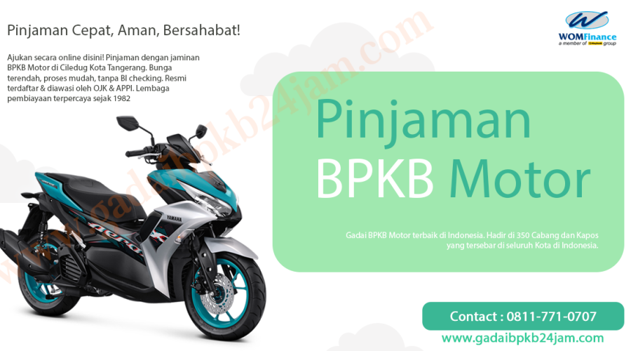 Pinjaman Jaminan BPKB Motor di Ciledug