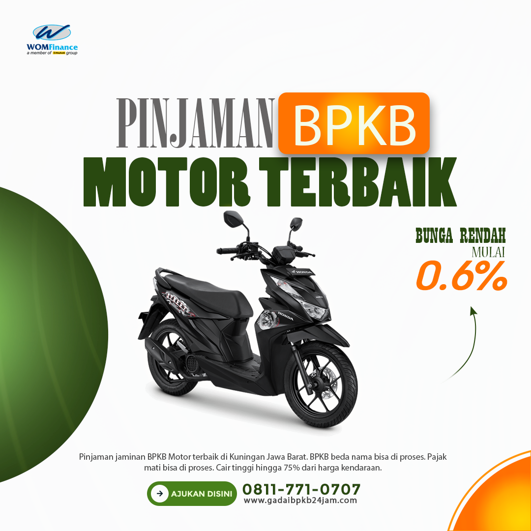 Pinjaman Jaminan BPKB Motor di Kuningan