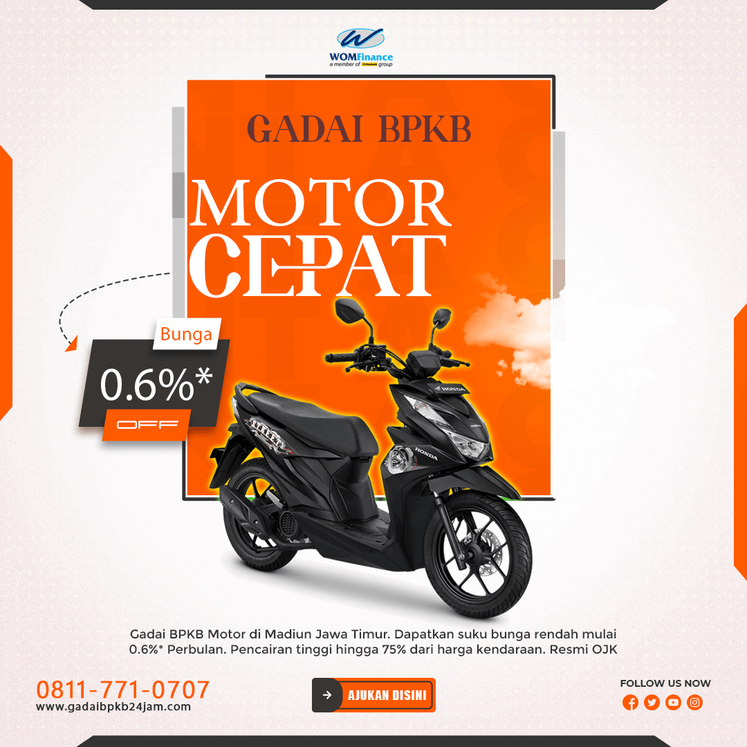 Gadai BPKB Motor di Madiun