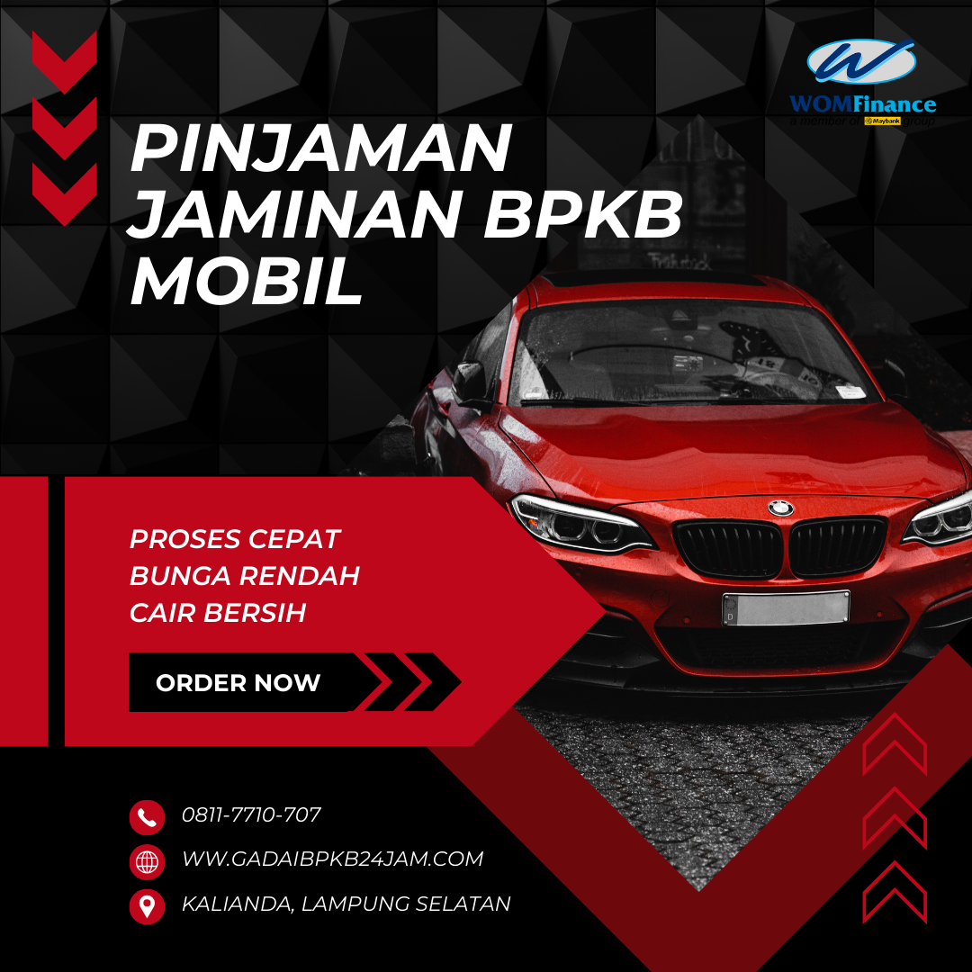 Pinjaman Jaminan BPKB Mobil di Kalianda
