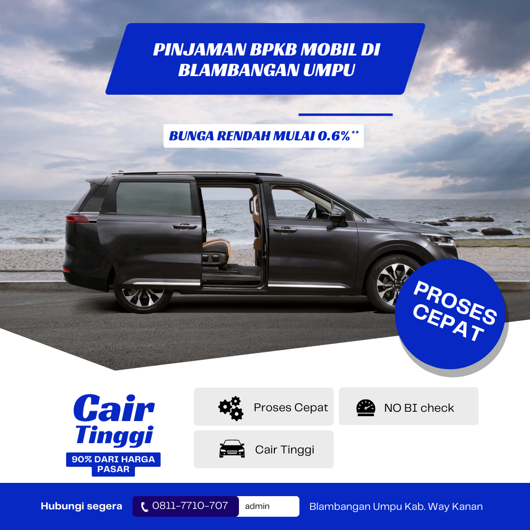 Pinjaman BPKB Mobil di Blambangan Umpu