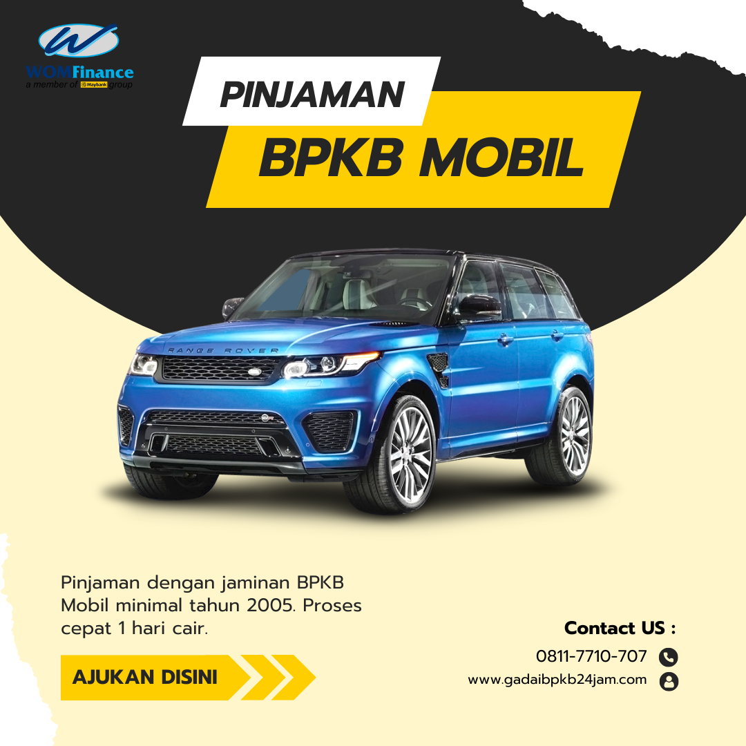 Pinjaman BPKB Mobil di Krui Pesisir Barat