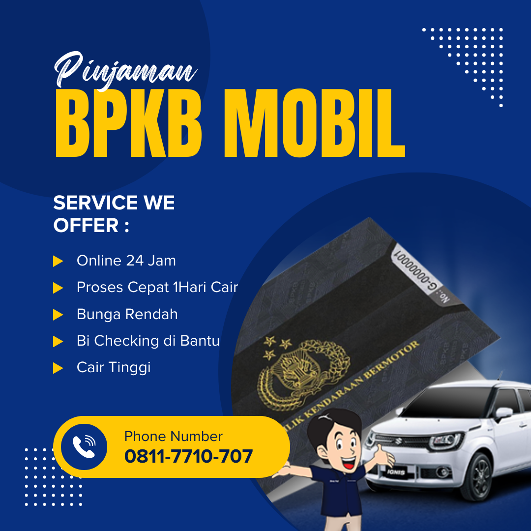 Pinjaman BPKB Mobil Wiralaga Mulya
