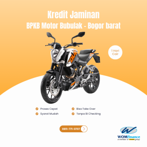 Kredit BPKB Motor di Bubulak