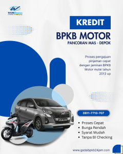 Kredit BPKB Motor di Pancoran Mas