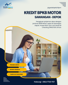 Kredit Jaminan BPKB Motor di Sawangan