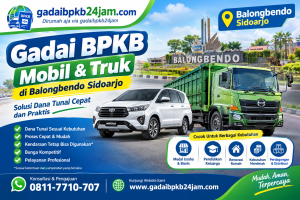 Gadai BPKB Mobil & Truk di Balongbendo Sidoarjo